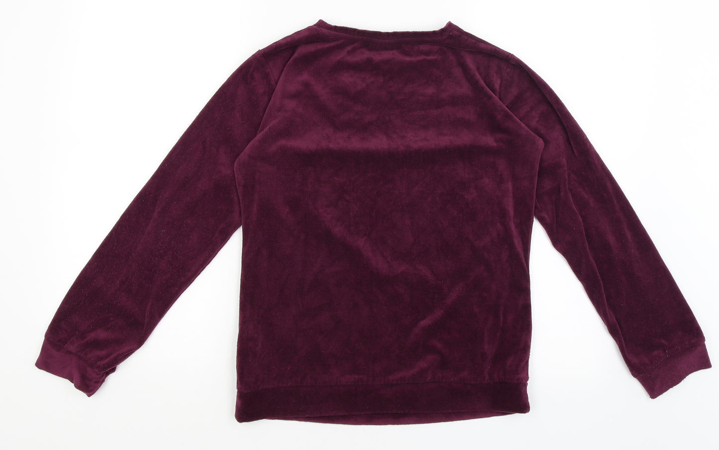 F&F Girls Purple Solid  Top Pyjama Top Size 12-13 Years  - 5 more minutes