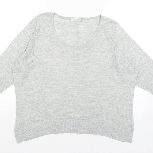 Per Una Womens Grey   Basic T-Shirt Size 14