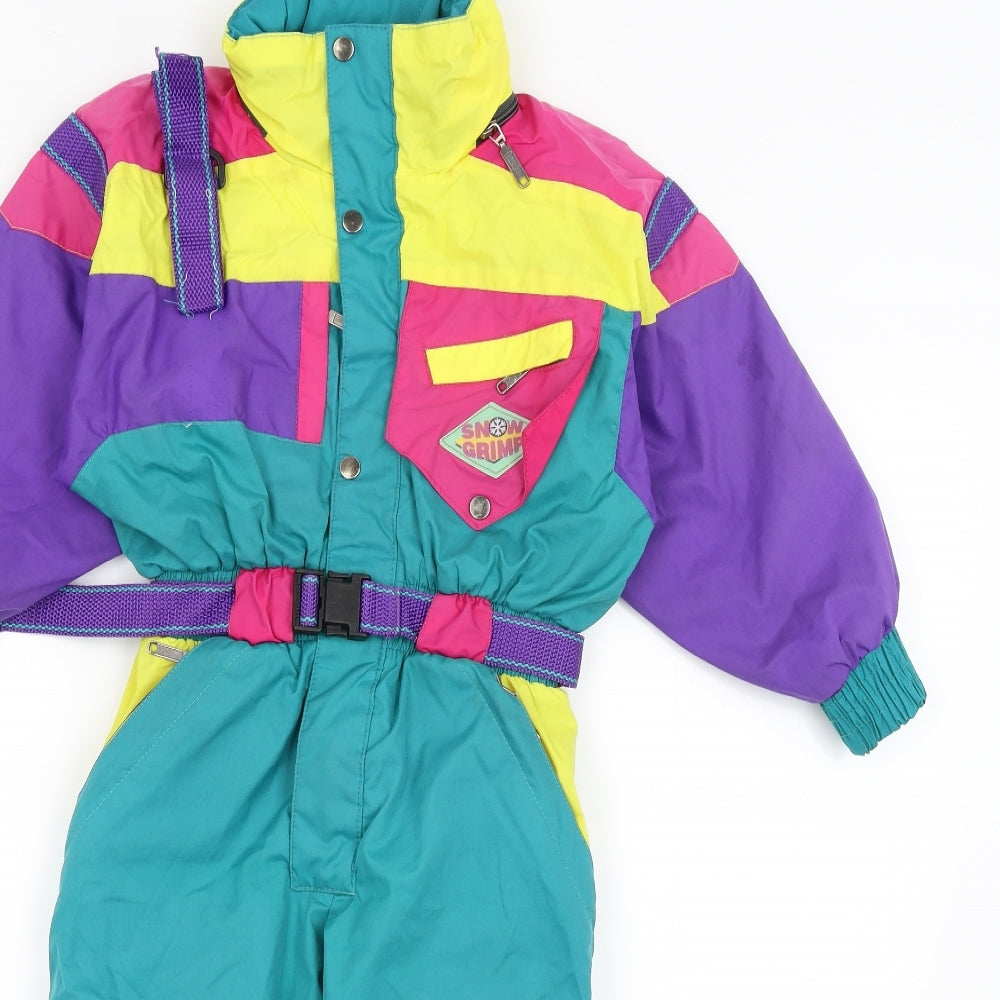 Snow Grimp Girls Multicoloured   Coverall One-Piece Size 6 Years