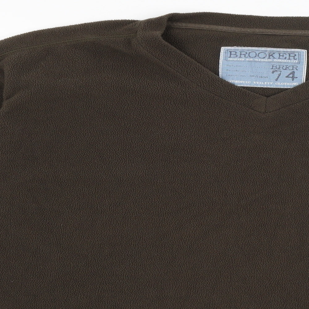 Brooker Mens Brown   Pullover Jumper Size 2XL