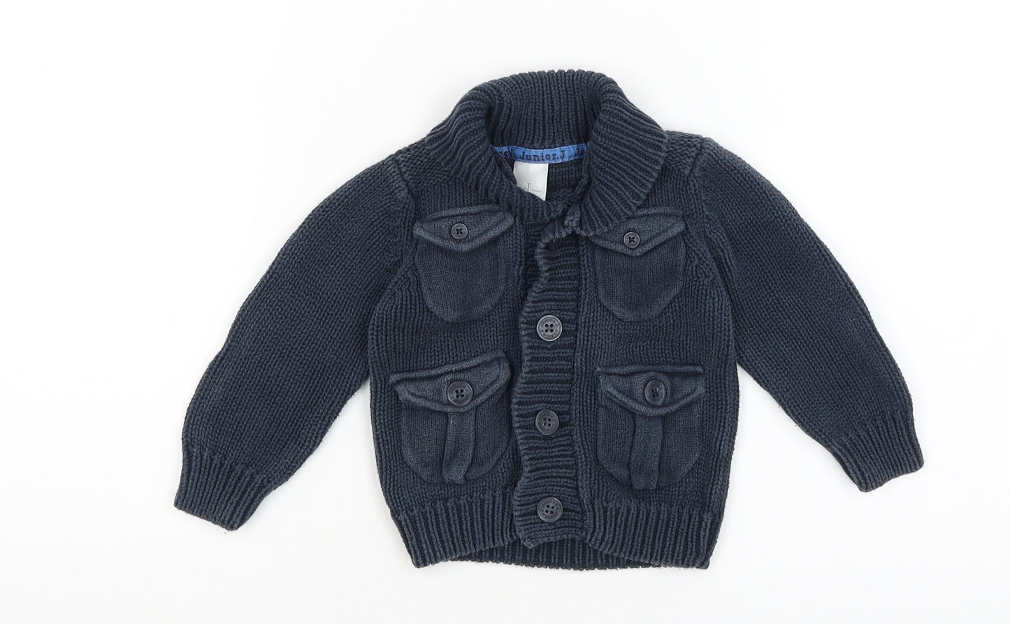 Jasper Conran Baby Blue   Cardigan Jumper Size 9-12 Months
