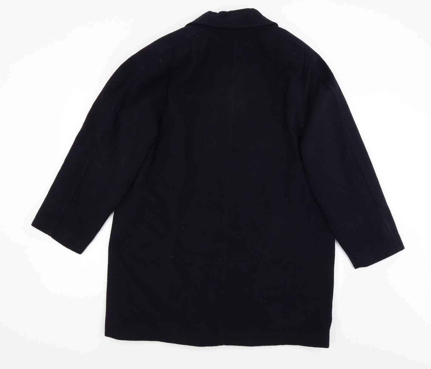 Classics Womens Black   Overcoat Coat Size 18