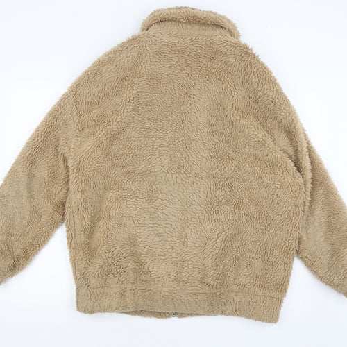 New Look Womens Brown   Full Zip Jumper Size 12