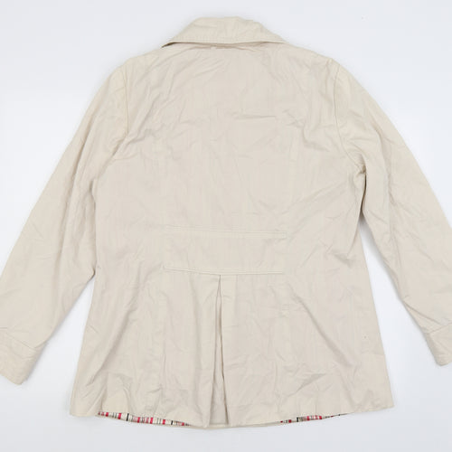 Per Una Womens Ivory   Jacket Coat Size 16
