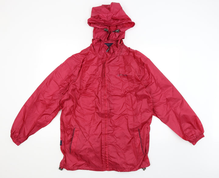 Granite Womens Red Rain Coat Coat Size 12