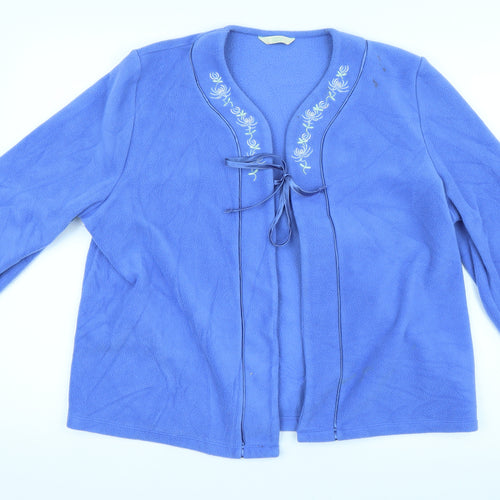 Marks and Spencer Womens Blue   Cardigan Jumper Size 14