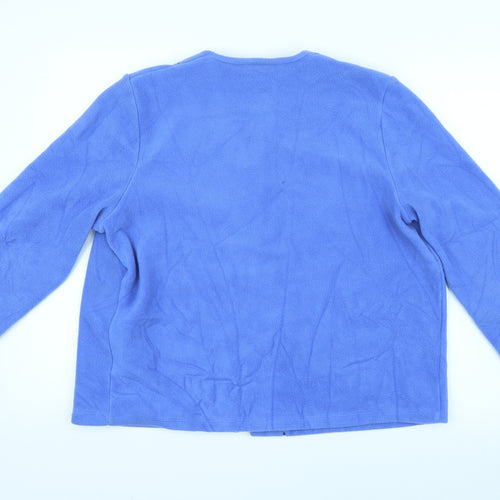 Marks and Spencer Womens Blue   Cardigan Jumper Size 14
