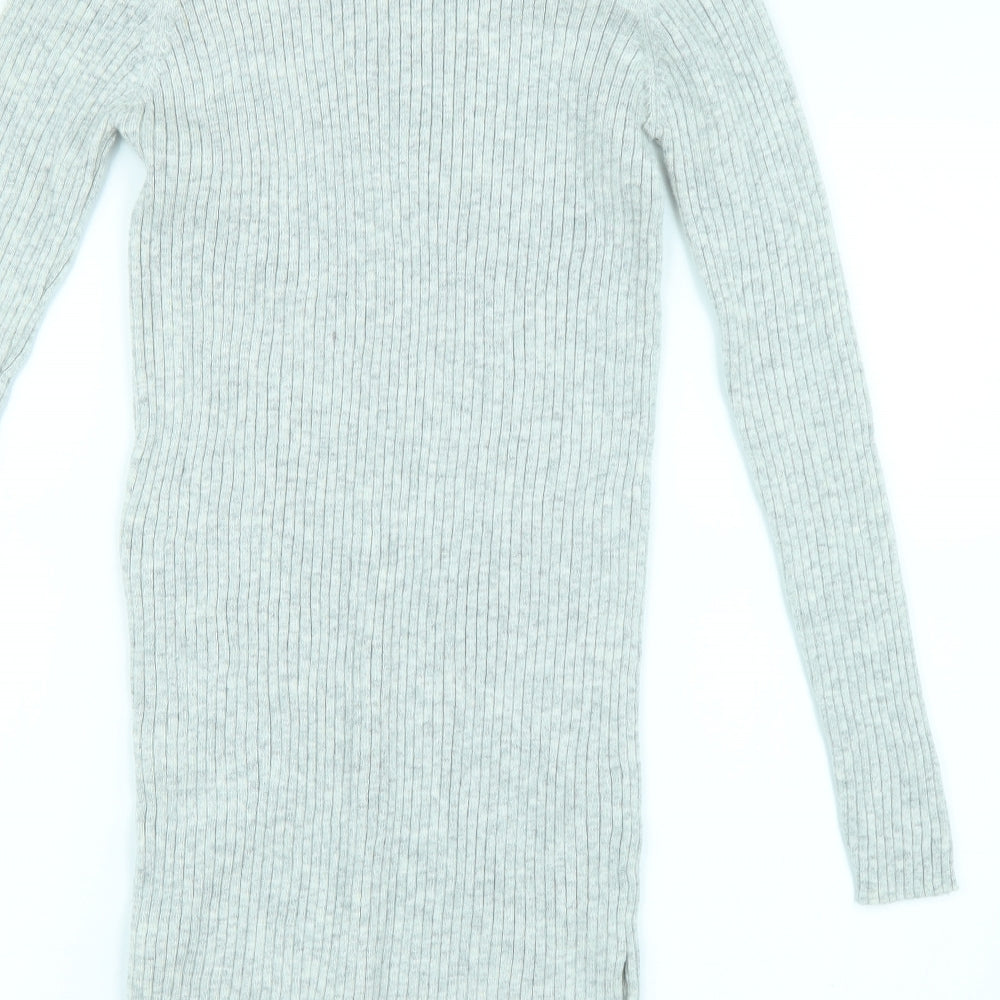 Primark Womens Grey   Jumper Dress  Size 12