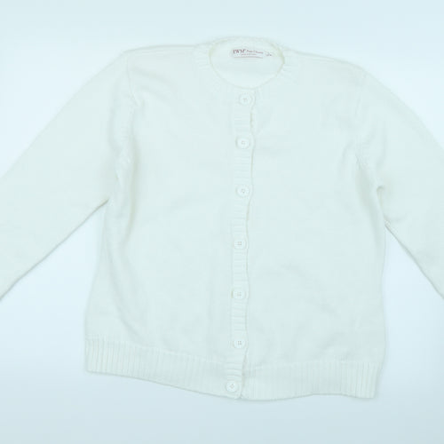 EWM Womens White   Cardigan Jumper Size L