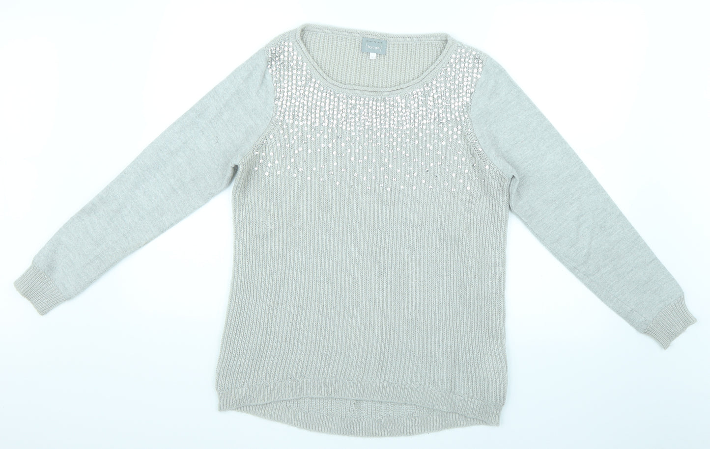 Mint Velvet Womens Grey   Pullover Jumper Size 12