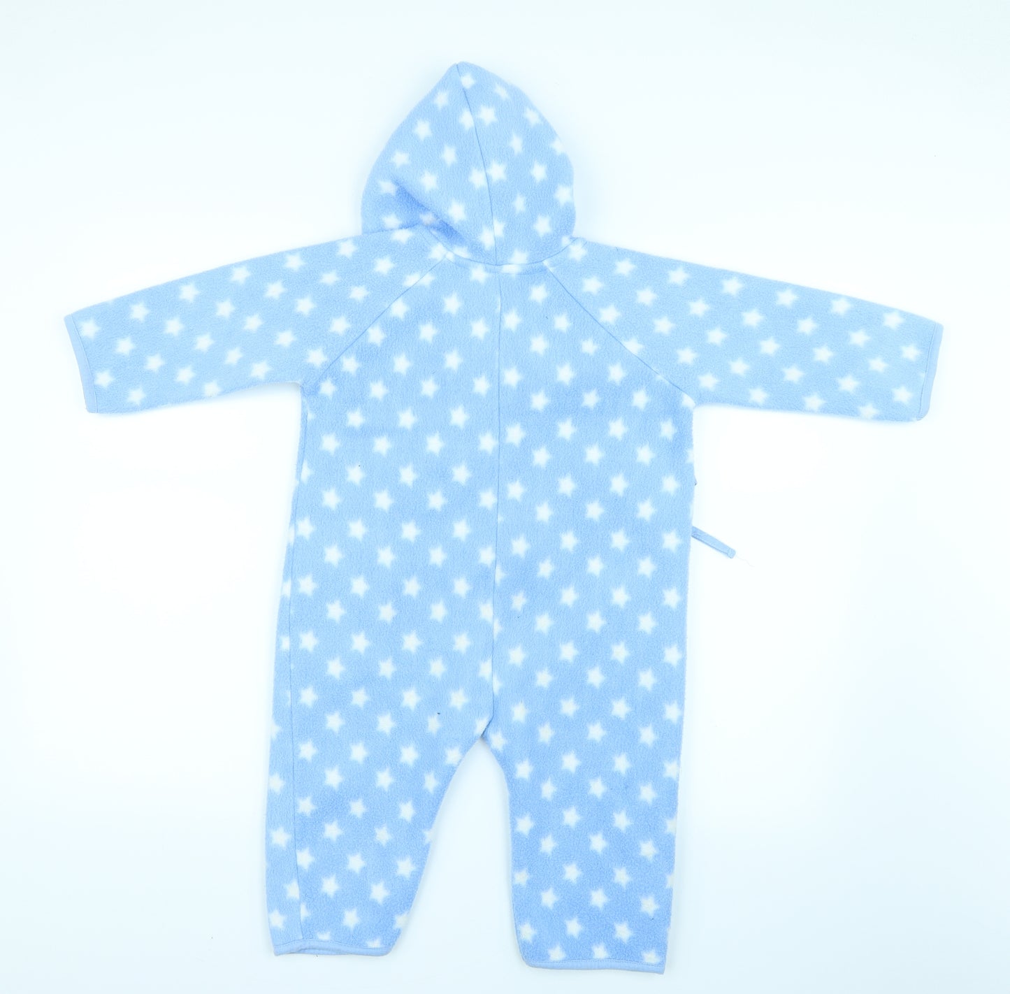 JoJo Maman Bébé Baby Blue Polka Dot  Coverall One-Piece Size 18-24 Months