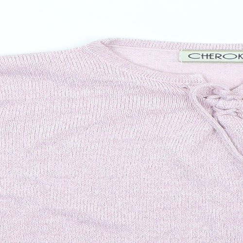 Cherokee Girls Pink   Basic Blouse Size 6-7 Years