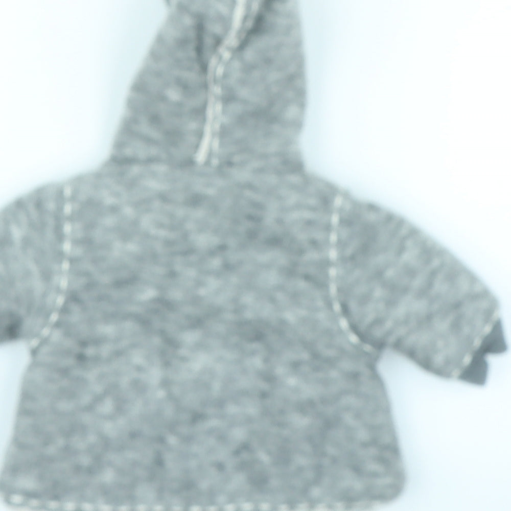 NEXT Baby Grey   Basic Coat Coatigan Size 0-3 Months