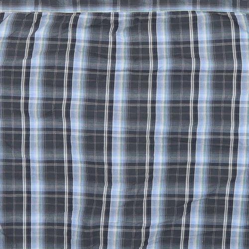 South Bay Mens Blue Plaid   Button-Up Size S