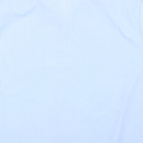 man at ease Mens Blue    Button-Up Size XL
