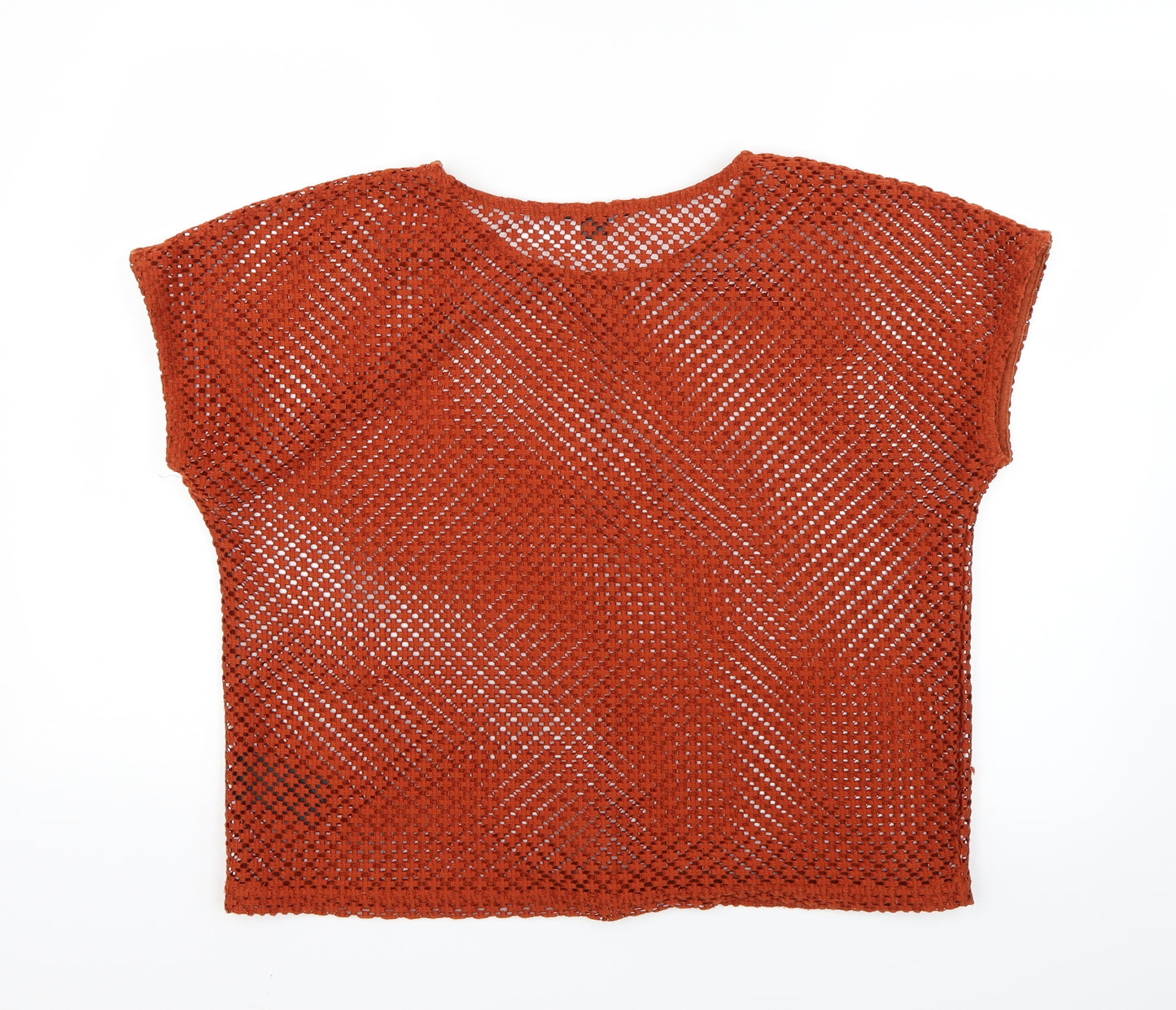 ESMARA Womens Orange   Basic Blouse Size M