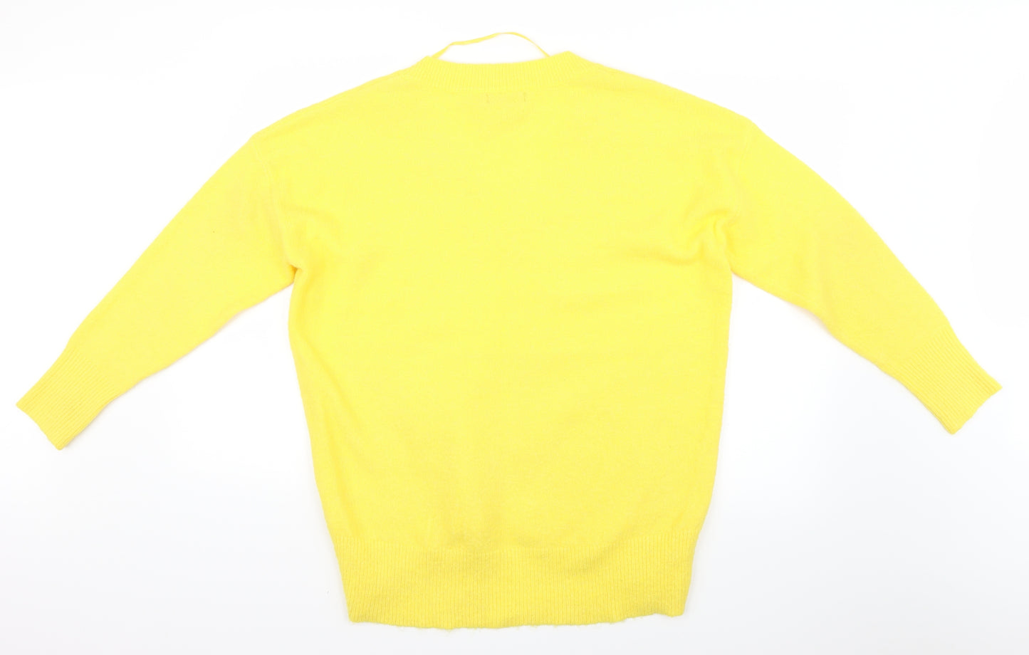 Primark Womens Yellow   Pullover Jumper Size XS