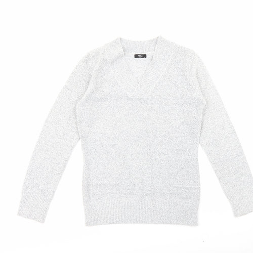 M&Co Womens Grey   Pullover Jumper Size S