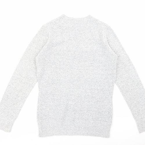 M&Co Womens Grey   Pullover Jumper Size S