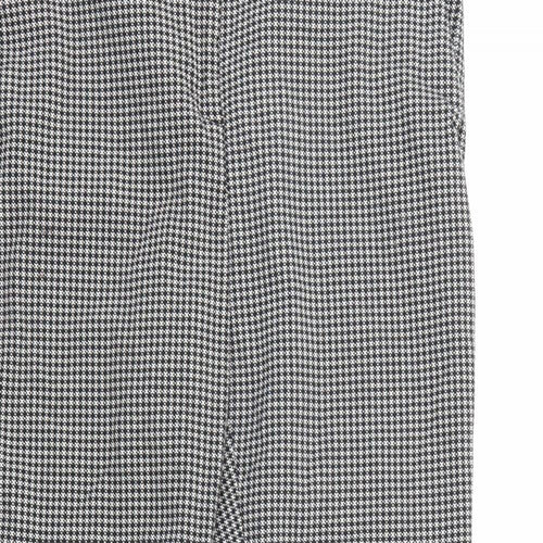 Marks and Spencer Womens Black Argyle/Diamond  Bloomer Trousers Size 14 L25.5 in