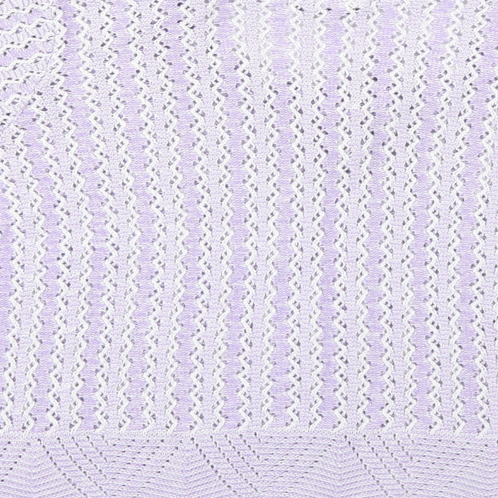 prauna Womens Purple Striped  Pullover Jumper Size S