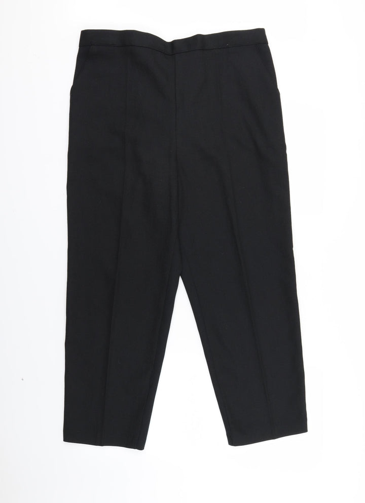 Autonomy Womens Black Trousers Size 18 L24 in