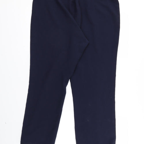 BM collection Womens Blue   Trousers  Size 16 L26 in