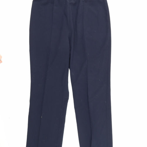 BM Collection Womens Blue   Trousers  Size 16 L28 in