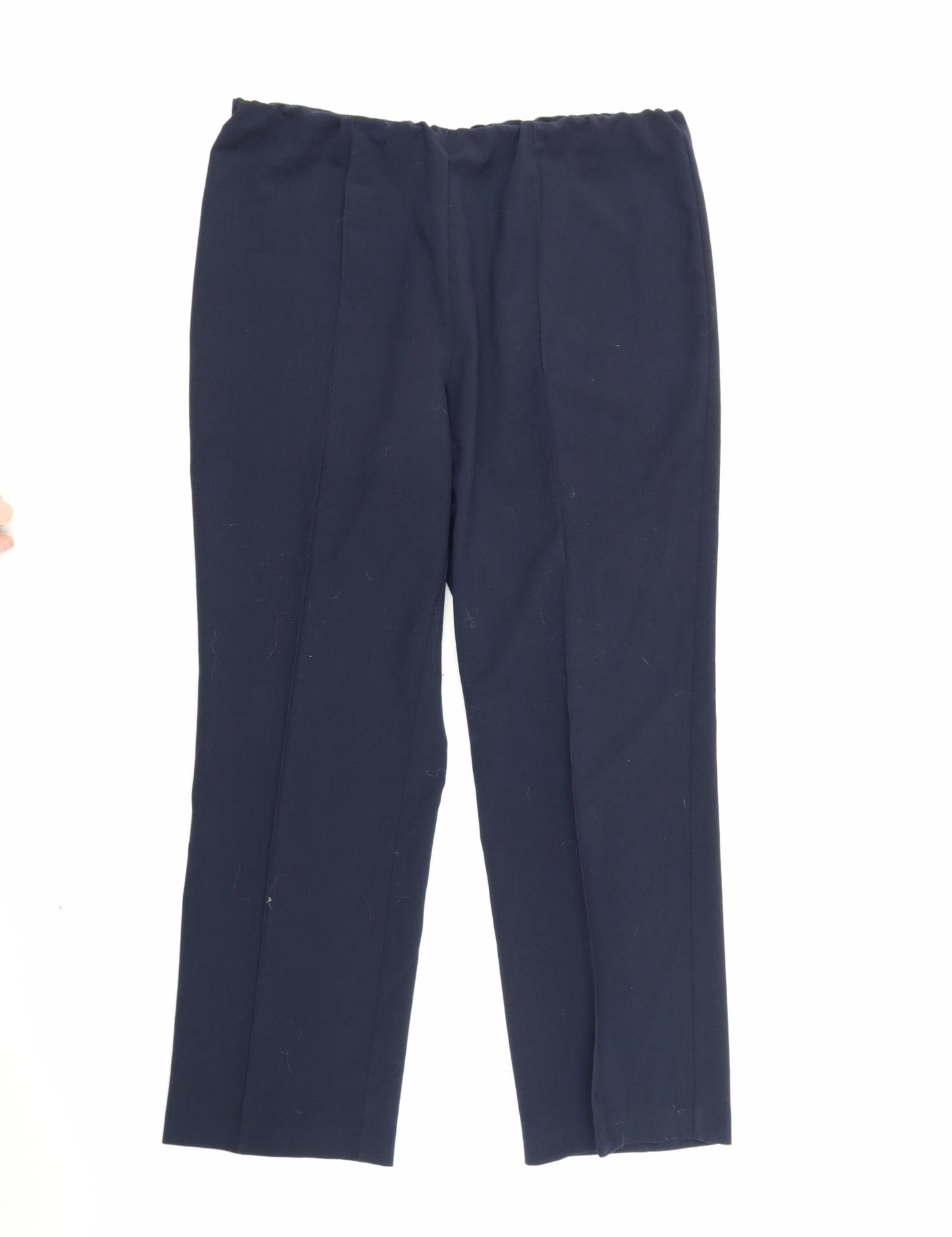 BM Collection Womens Blue   Trousers  Size 16 L28 in