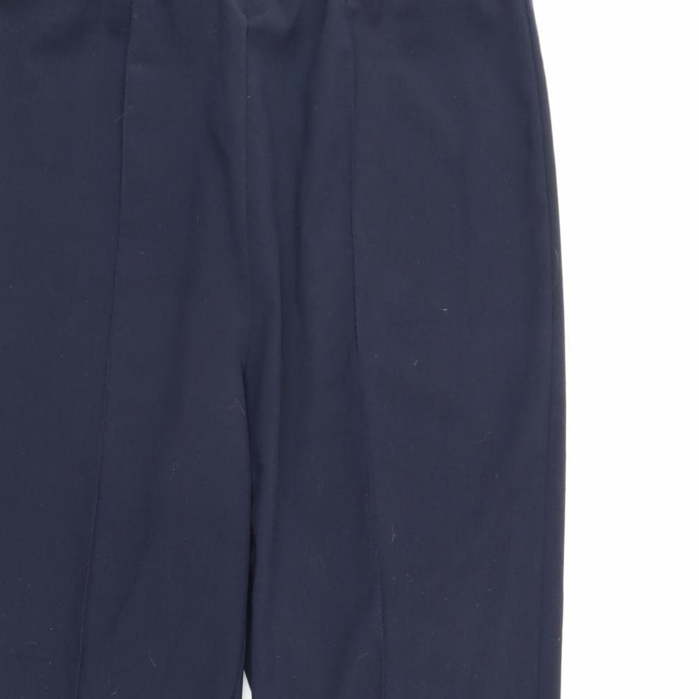 BM Collection Womens Blue   Trousers  Size 16 L28 in