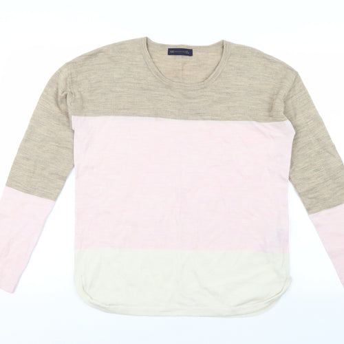 Marks and Spencers Womens Pink   Pullover Jumper Size 14