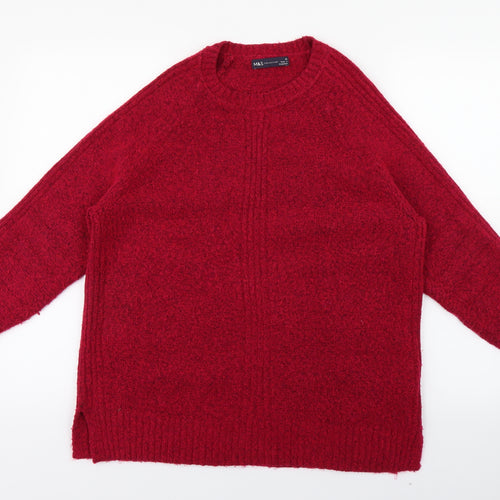 Marks and Spencer Womens Pink   Pullover Jumper Size M