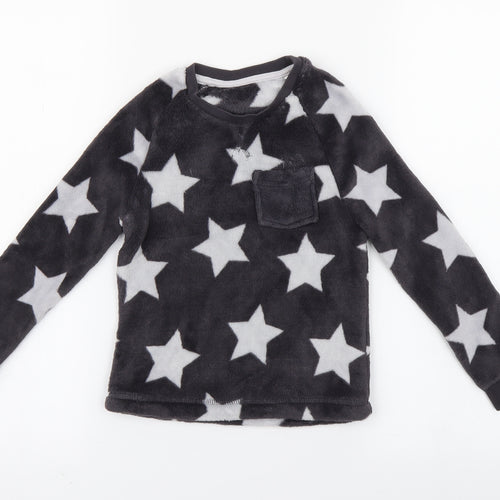 George Boys Grey Polka Dot   Pyjama Top Size 5-6 Years