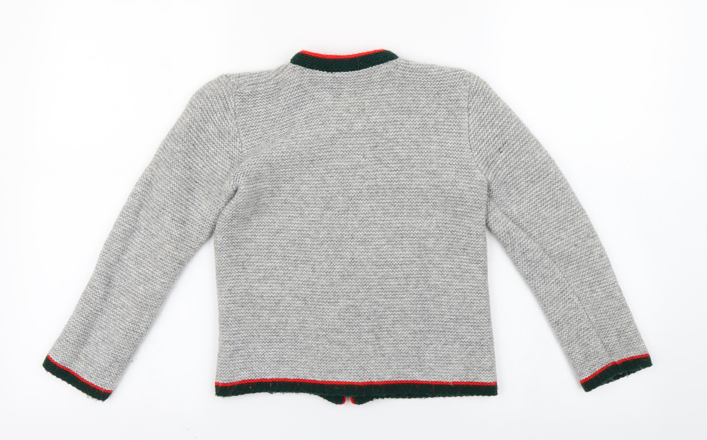 isar crachten Girls Grey   Full Zip Jumper Size 3 Years