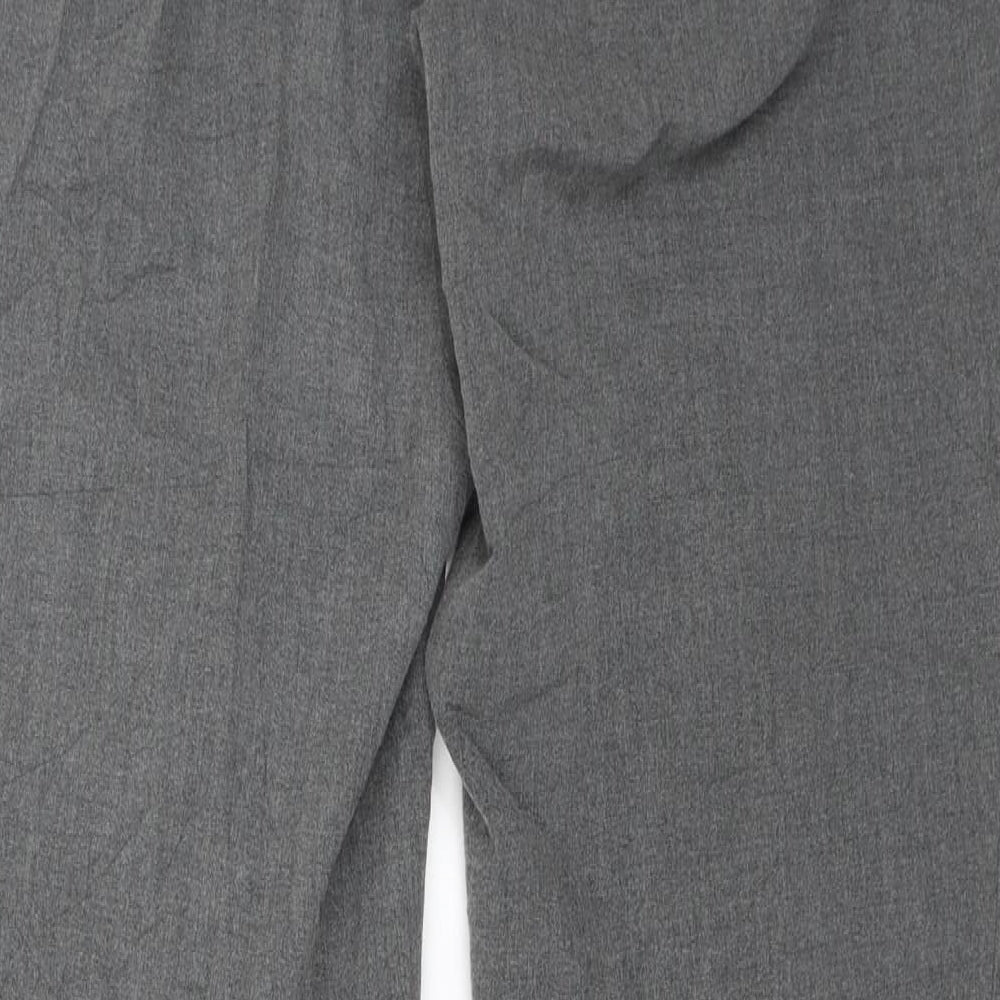 M&S Womens Grey   Dress Pants Trousers Size 14 L26 in