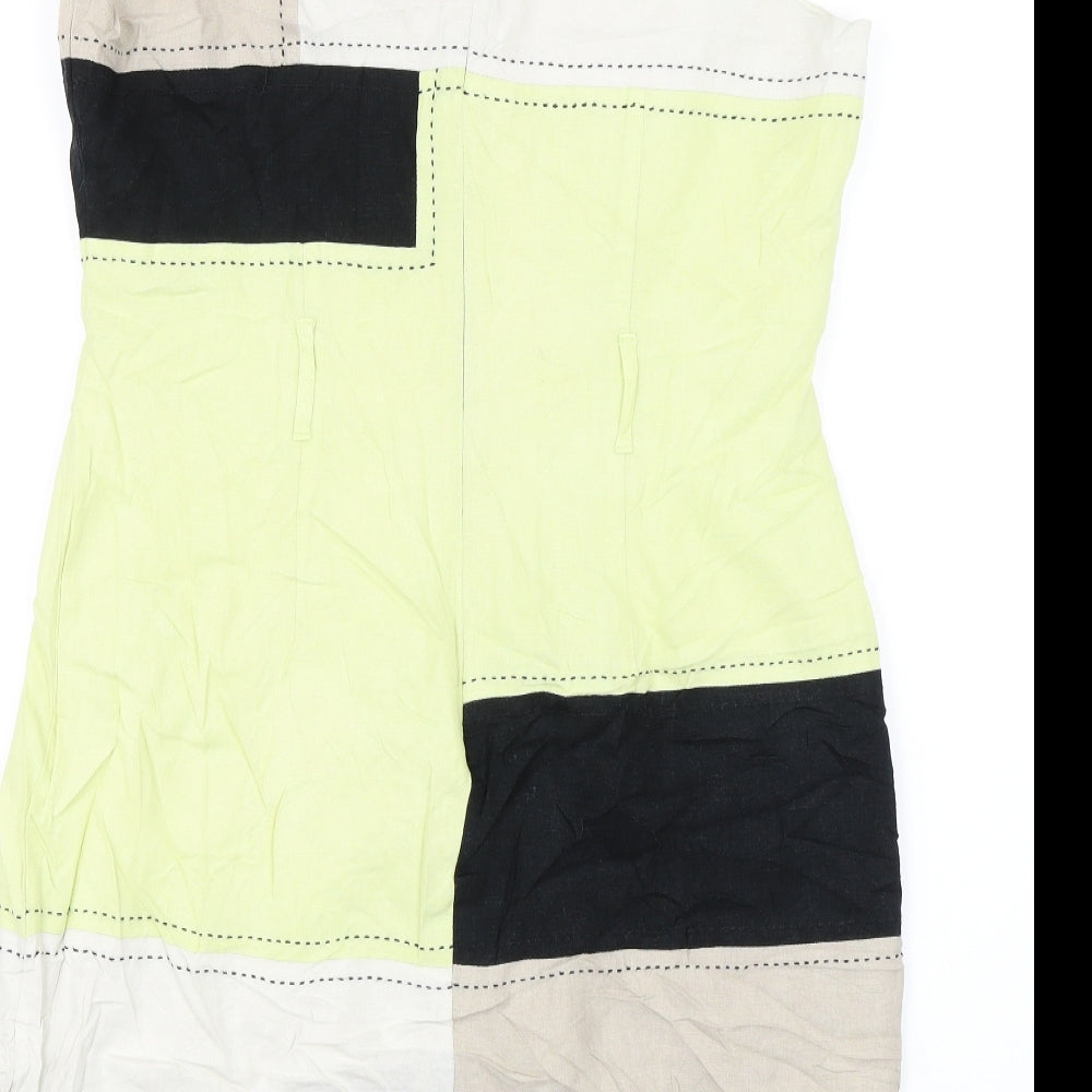 Marks and Spencer Womens Yellow   Shift  Size 16