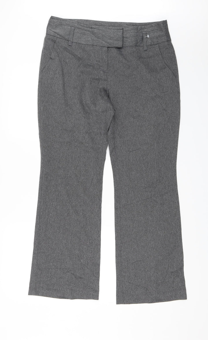 TU Womens Grey Dress Pants Trousers Size 14 L29 in