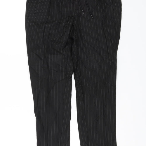 New Look Mens Black Striped  Trousers  Size 28 in L26 in