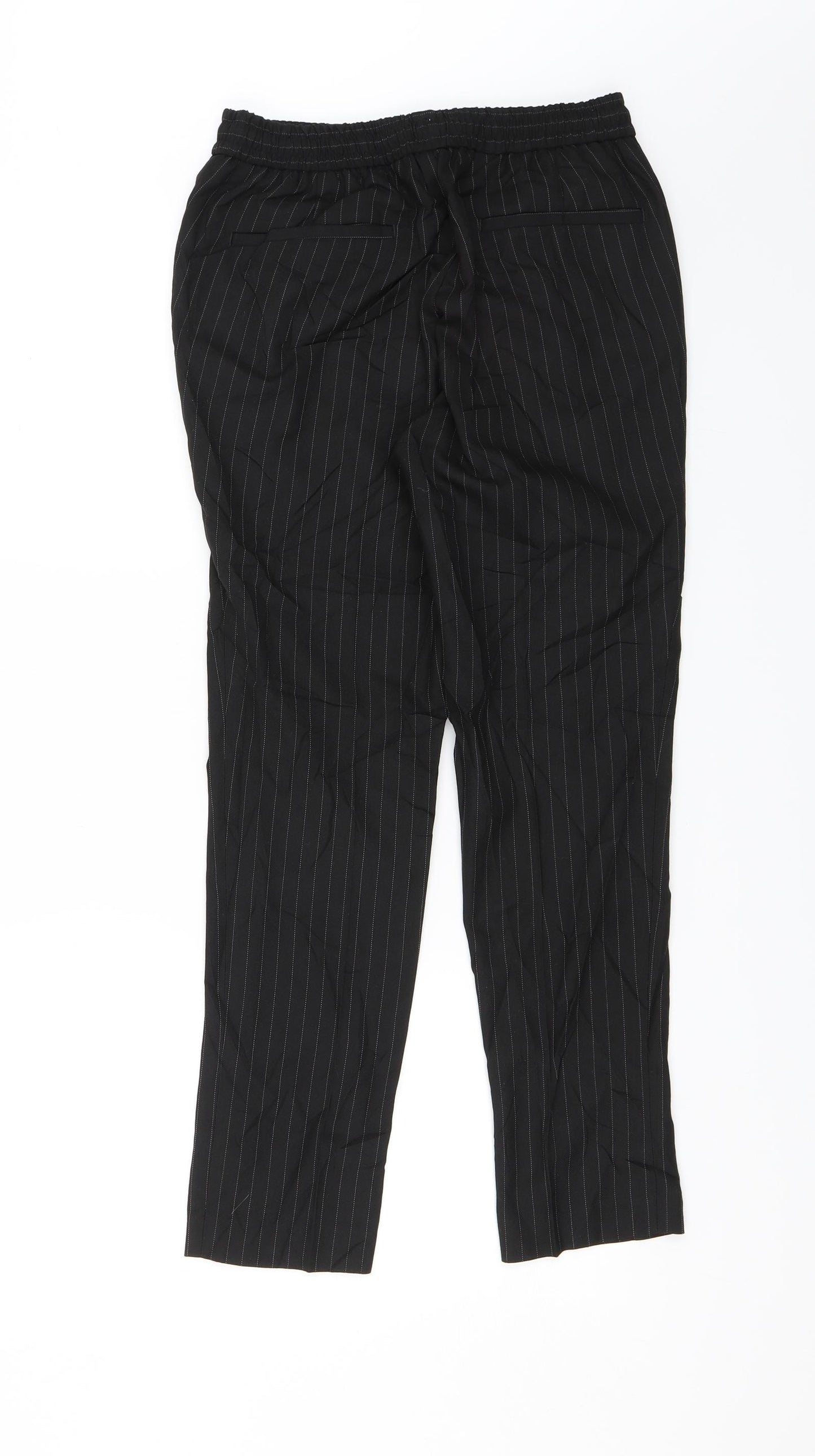 New Look Mens Black Striped  Trousers  Size 28 in L26 in