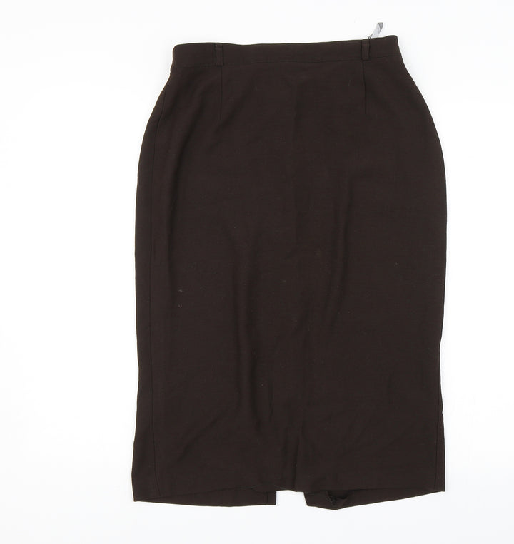 Gerry Weber Womens Brown   A-Line Skirt Size 12
