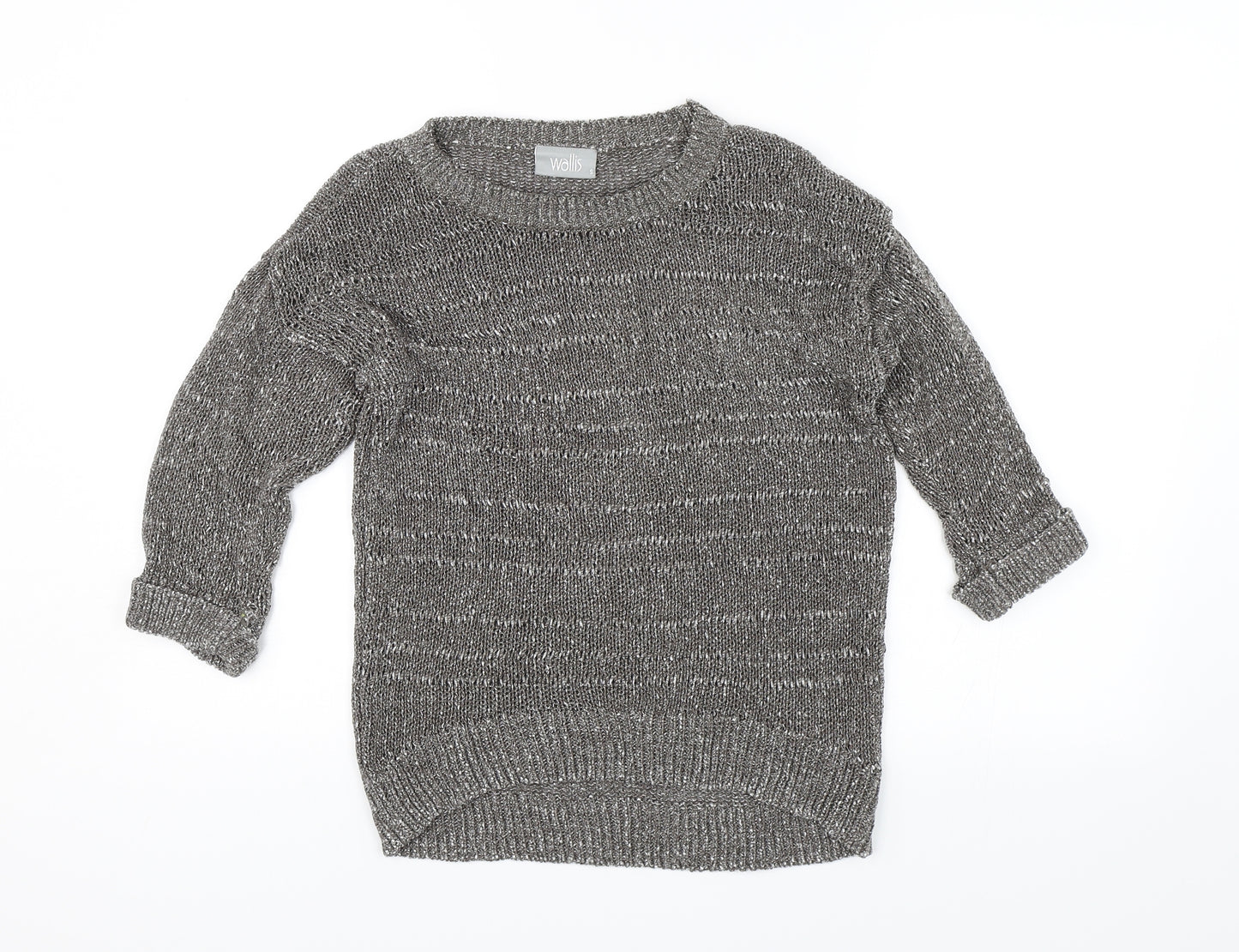 Wallis Womens Grey   Pullover Jumper Size S