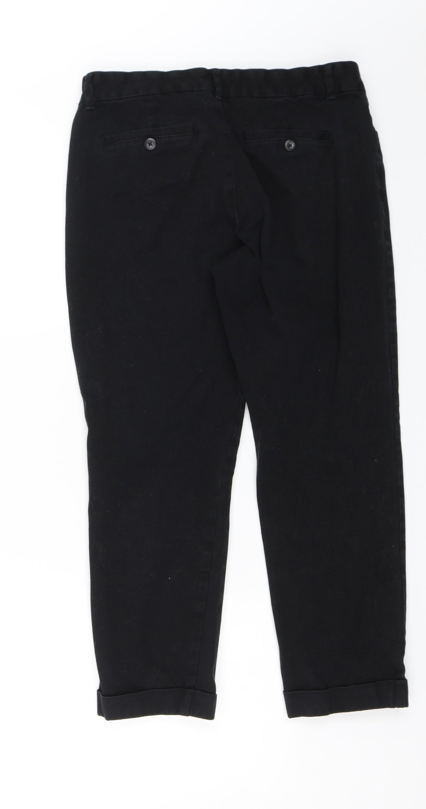 Gap Womens Black  Denim Cropped Jeans Size 12 L23 in