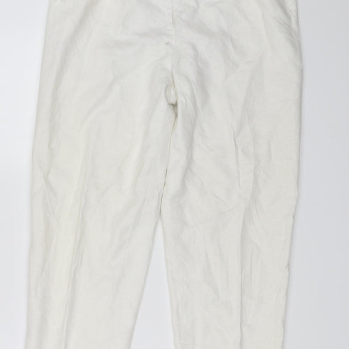 Barry Sherrard Womens White   Trousers  Size 12 L25 in