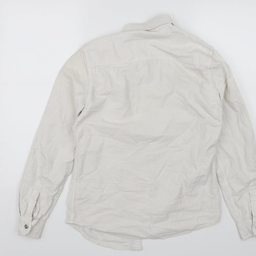 Topman Mens White    Button-Up Size S