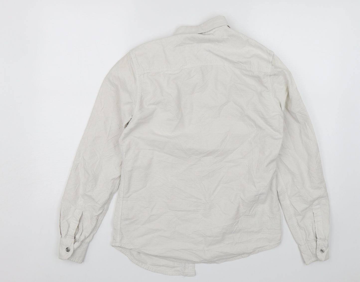 Topman Mens White    Button-Up Size S