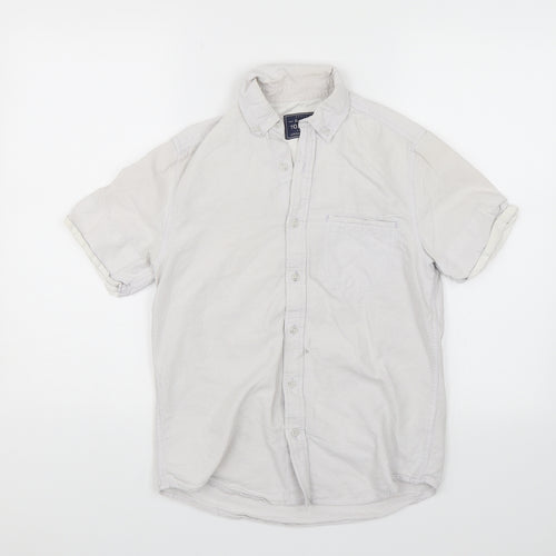 Topman Mens White    Button-Up Size XS