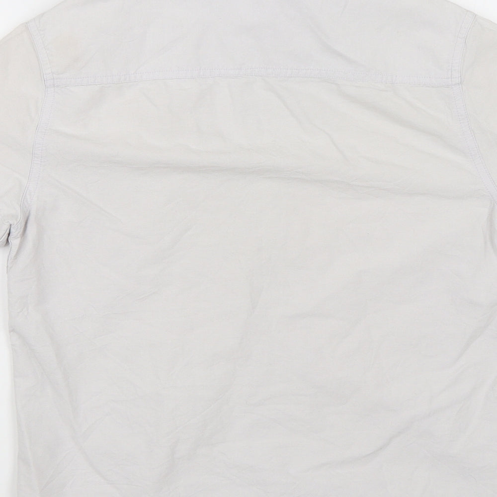 Topman Mens White    Button-Up Size XS