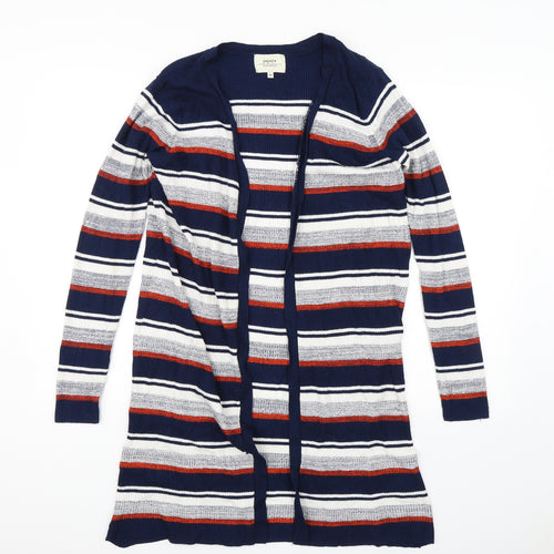 Papaya Womens Blue Striped  Jacket  Size 14