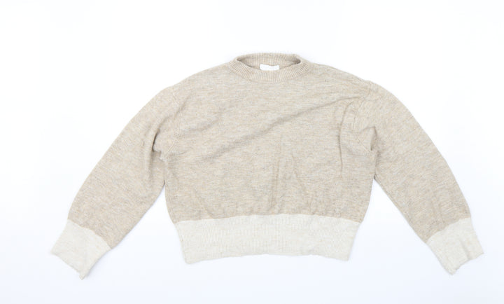 H&M Womens Brown   Pullover Jumper Size XS