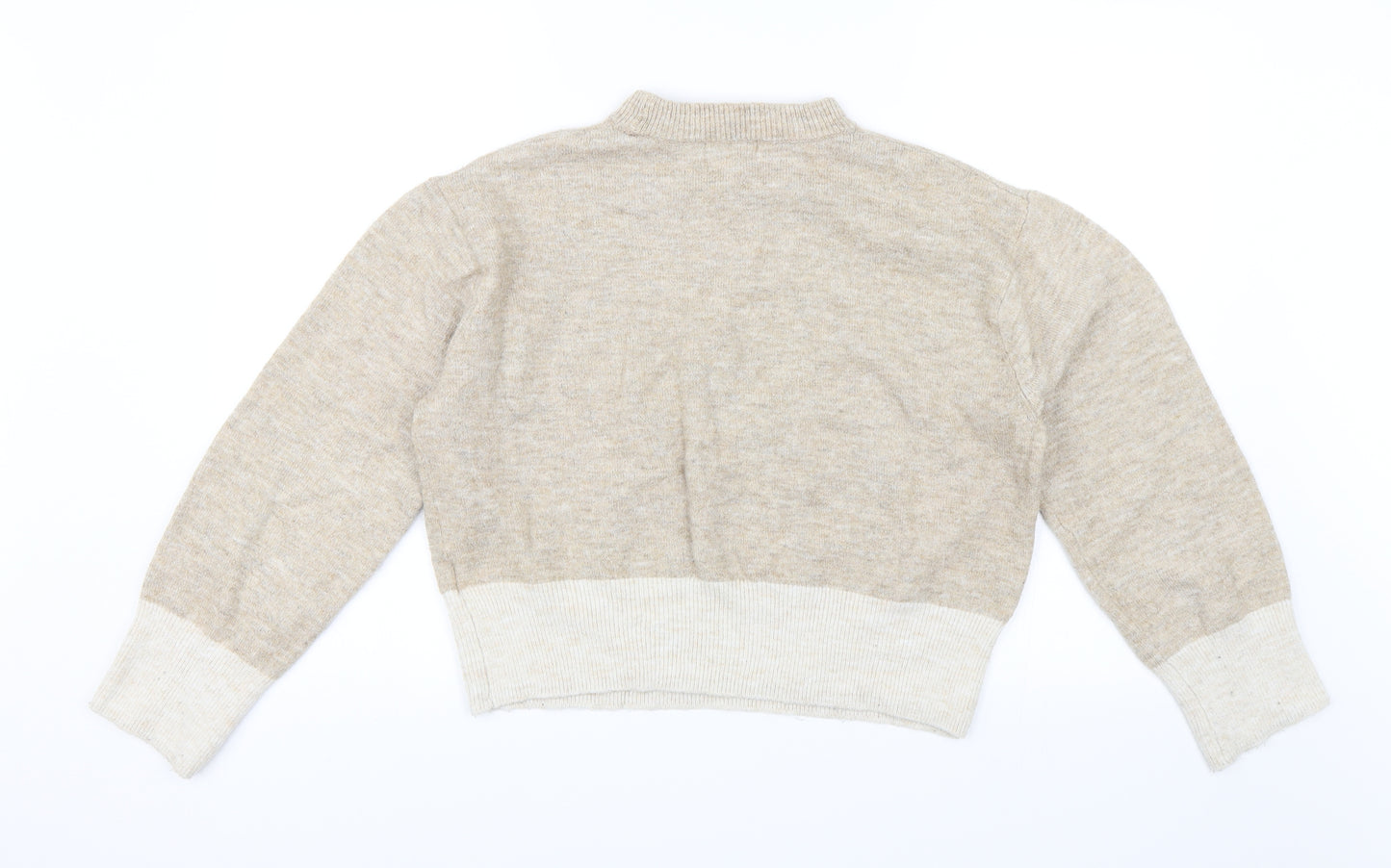 H&M Womens Brown   Pullover Jumper Size XS